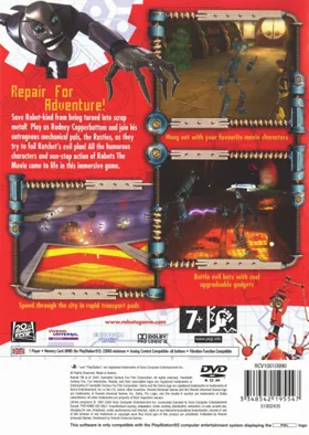 Robots box cover back